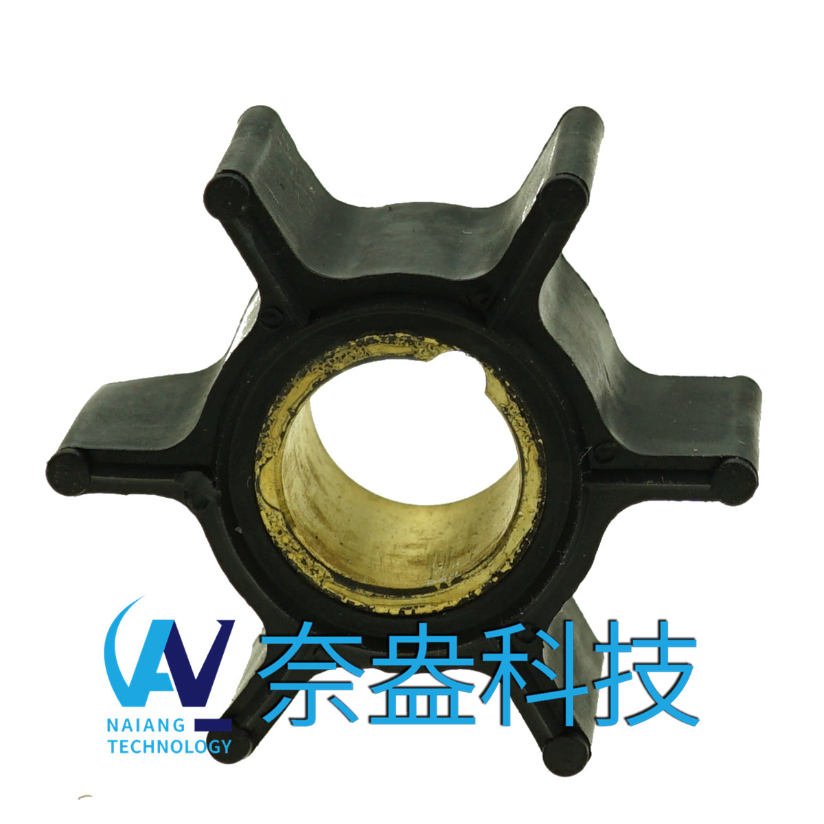 喜来运舷外机橡胶叶轮9.9-15HP Evinrude/OMC Impeller 386084