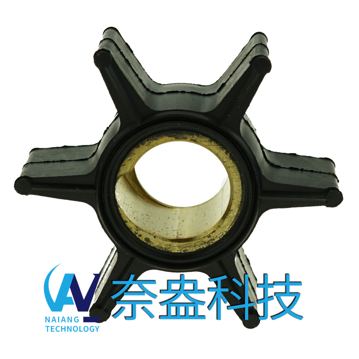 喜来运舷外机橡胶叶轮20-35HP Evinrude/OMC Impeller 395289